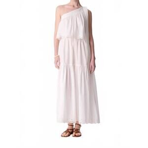 NEW VANESSABRUNO cora maxi dress in off white